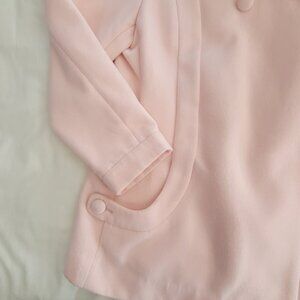 Chicos blush pink peacoat jacket winter fall